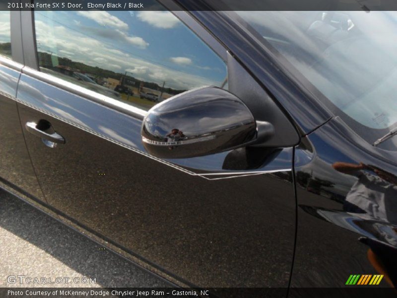 Ebony Black / Black 2011 Kia Forte SX 5 Door