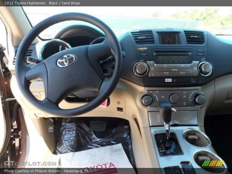 Controls of 2012 Highlander 