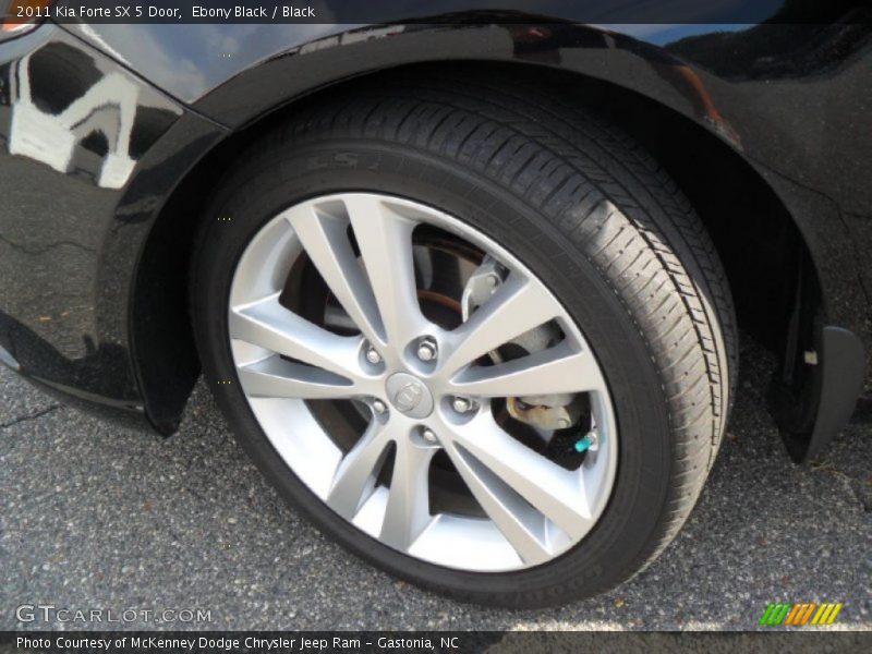 Ebony Black / Black 2011 Kia Forte SX 5 Door