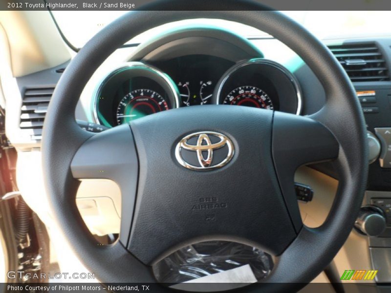  2012 Highlander  Steering Wheel