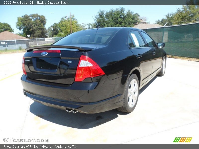 Black / Charcoal Black 2012 Ford Fusion SE