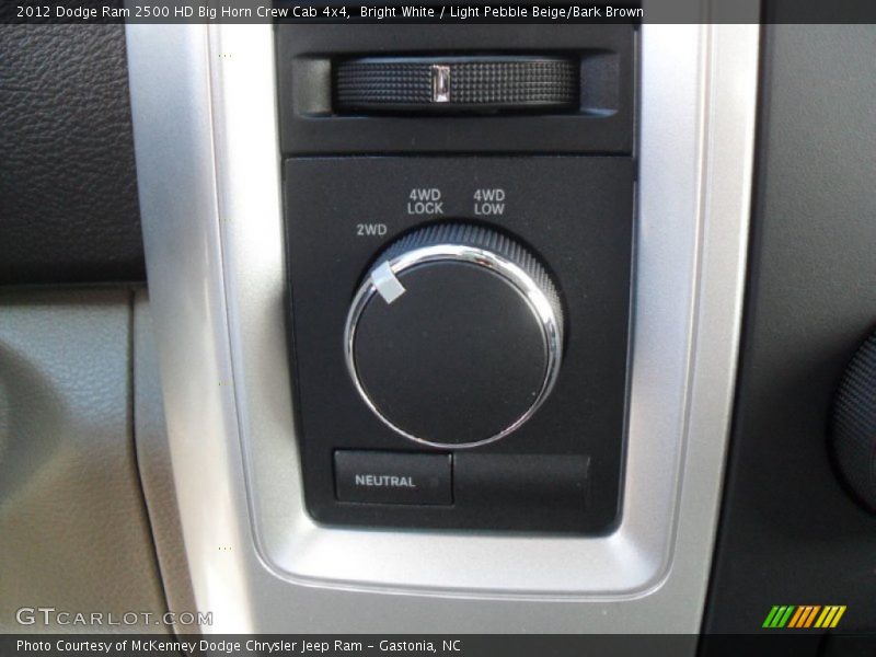 Controls of 2012 Ram 2500 HD Big Horn Crew Cab 4x4