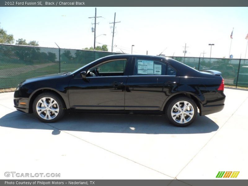Black / Charcoal Black 2012 Ford Fusion SE