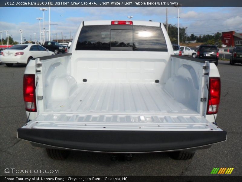 Bright White / Light Pebble Beige/Bark Brown 2012 Dodge Ram 2500 HD Big Horn Crew Cab 4x4