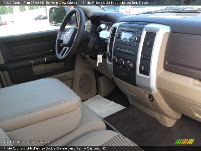  2012 Ram 2500 HD Big Horn Crew Cab 4x4 Light Pebble Beige/Bark Brown Interior