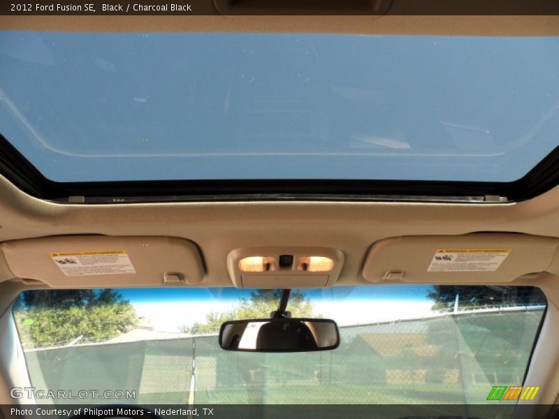 Black / Charcoal Black 2012 Ford Fusion SE