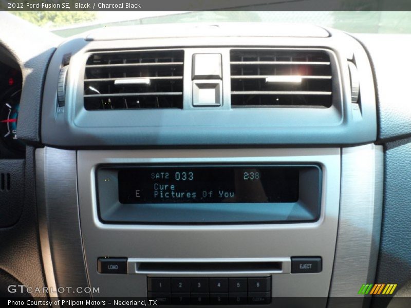 Black / Charcoal Black 2012 Ford Fusion SE
