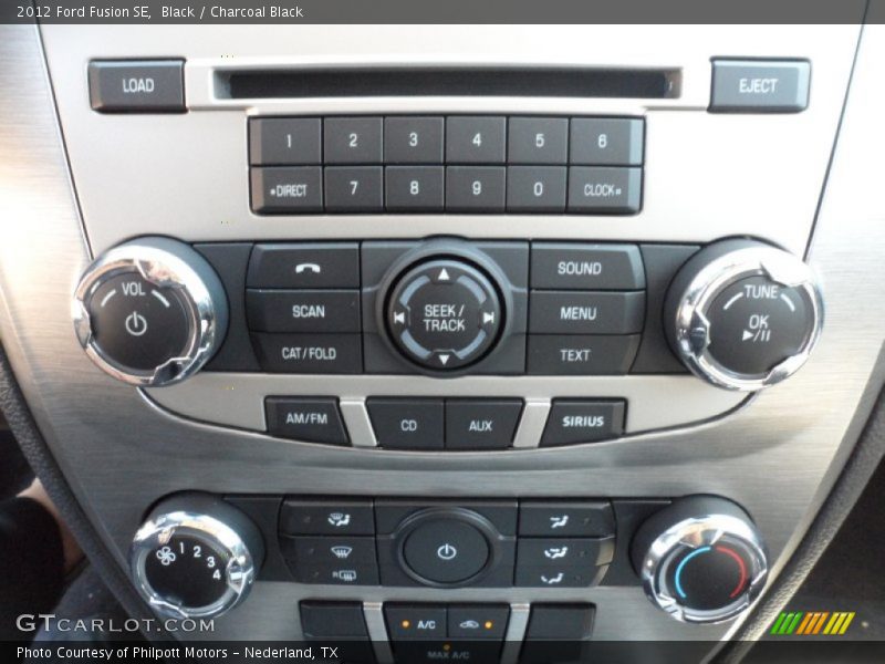 Black / Charcoal Black 2012 Ford Fusion SE