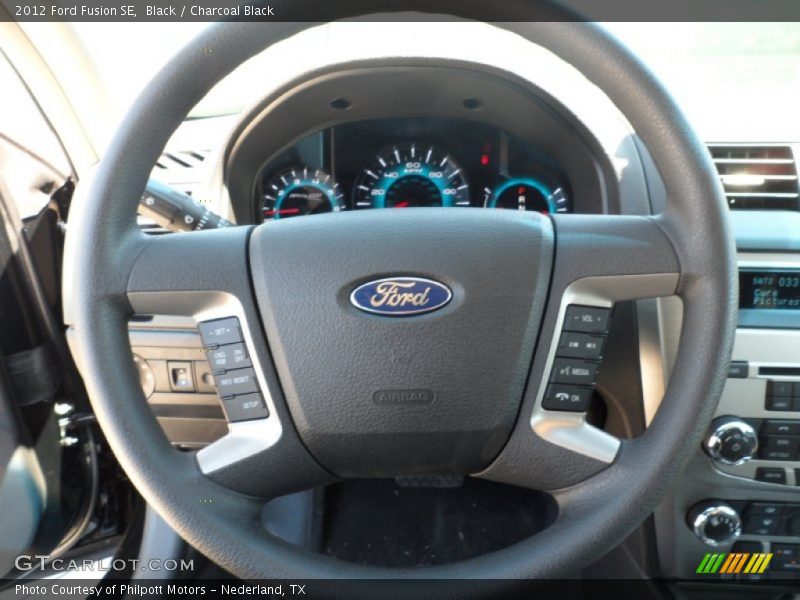 Black / Charcoal Black 2012 Ford Fusion SE