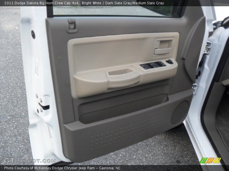 Bright White / Dark Slate Gray/Medium Slate Gray 2011 Dodge Dakota Big Horn Crew Cab 4x4