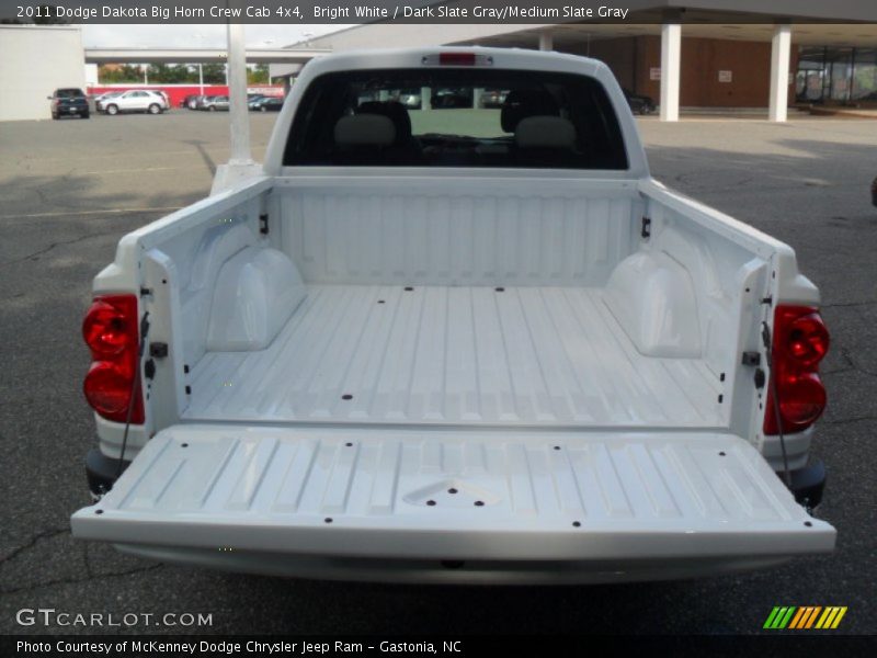 Bright White / Dark Slate Gray/Medium Slate Gray 2011 Dodge Dakota Big Horn Crew Cab 4x4