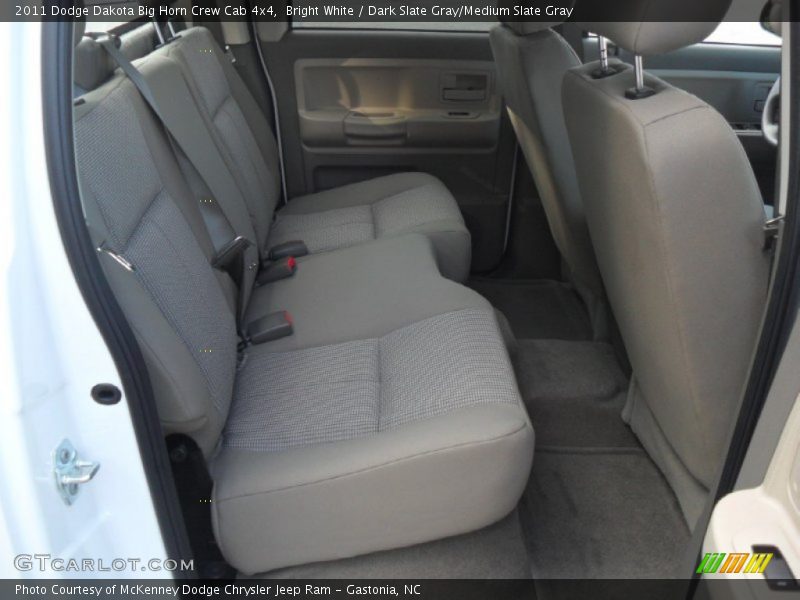 Bright White / Dark Slate Gray/Medium Slate Gray 2011 Dodge Dakota Big Horn Crew Cab 4x4