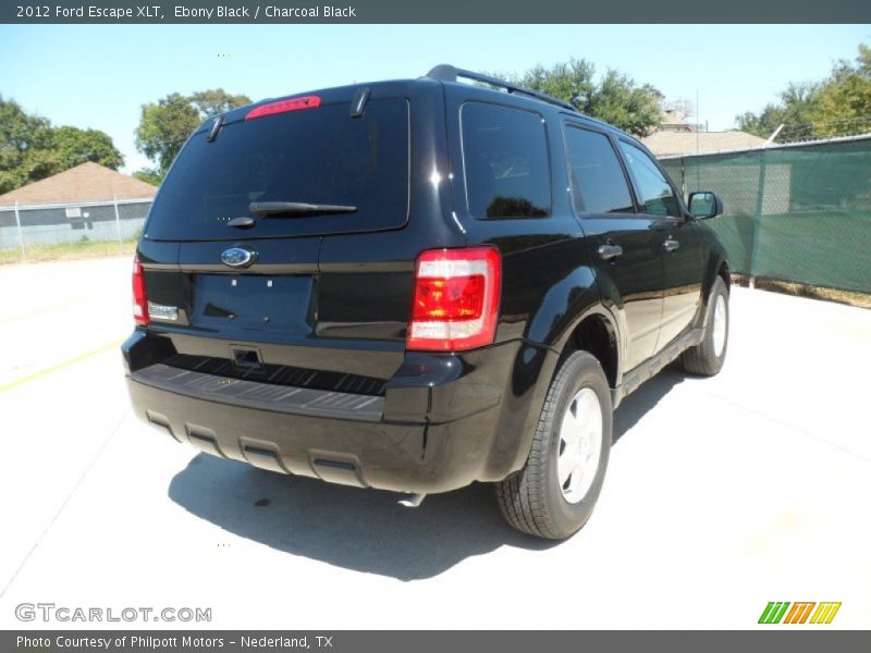 Ebony Black / Charcoal Black 2012 Ford Escape XLT