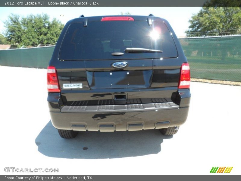 Ebony Black / Charcoal Black 2012 Ford Escape XLT