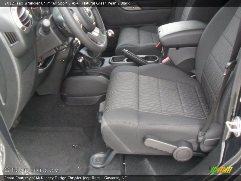Natural Green Pearl / Black 2012 Jeep Wrangler Unlimited Sport S 4x4