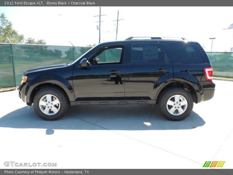 Ebony Black / Charcoal Black 2012 Ford Escape XLT