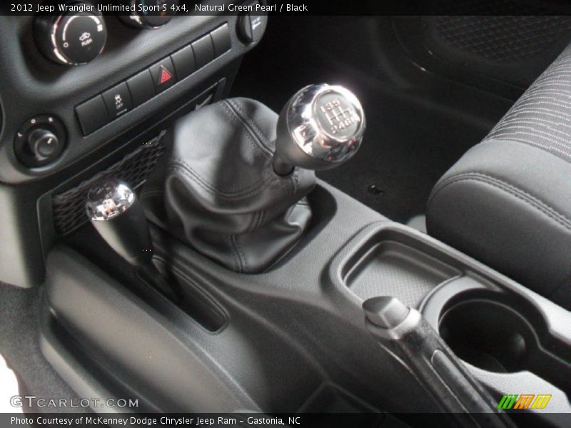  2012 Wrangler Unlimited Sport S 4x4 5 Speed Automatic Shifter