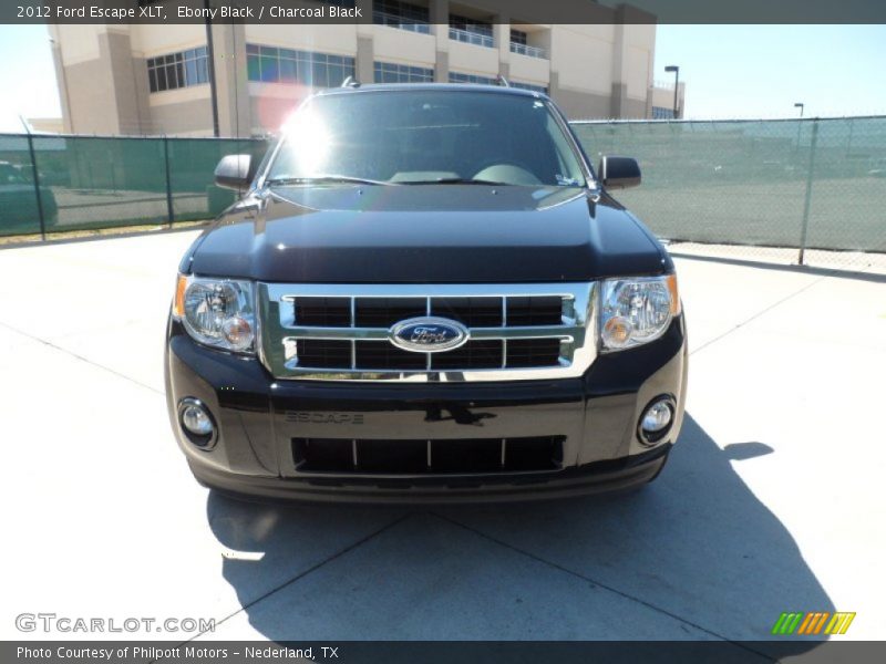 Ebony Black / Charcoal Black 2012 Ford Escape XLT