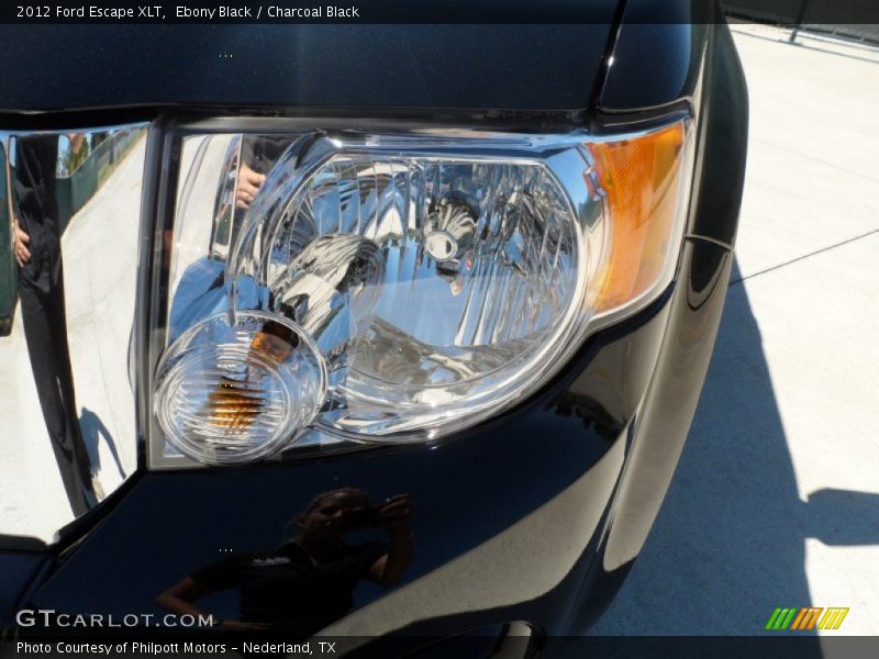 Ebony Black / Charcoal Black 2012 Ford Escape XLT
