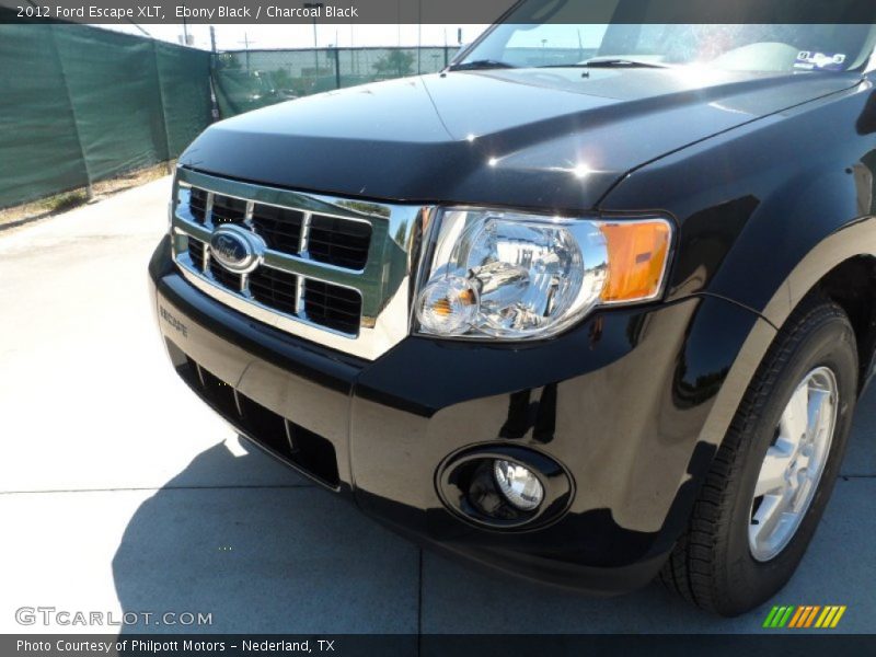 Ebony Black / Charcoal Black 2012 Ford Escape XLT
