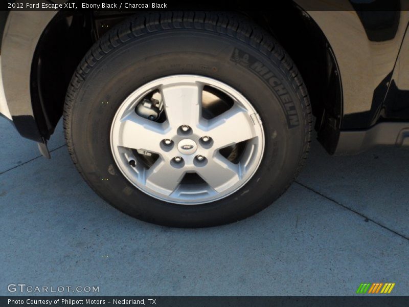 Ebony Black / Charcoal Black 2012 Ford Escape XLT