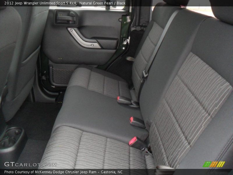 Natural Green Pearl / Black 2012 Jeep Wrangler Unlimited Sport S 4x4