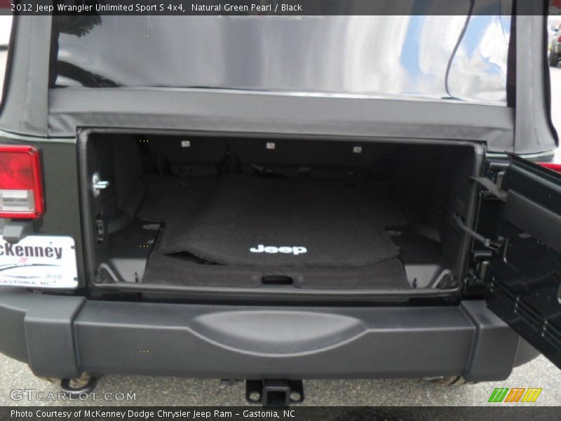 Natural Green Pearl / Black 2012 Jeep Wrangler Unlimited Sport S 4x4