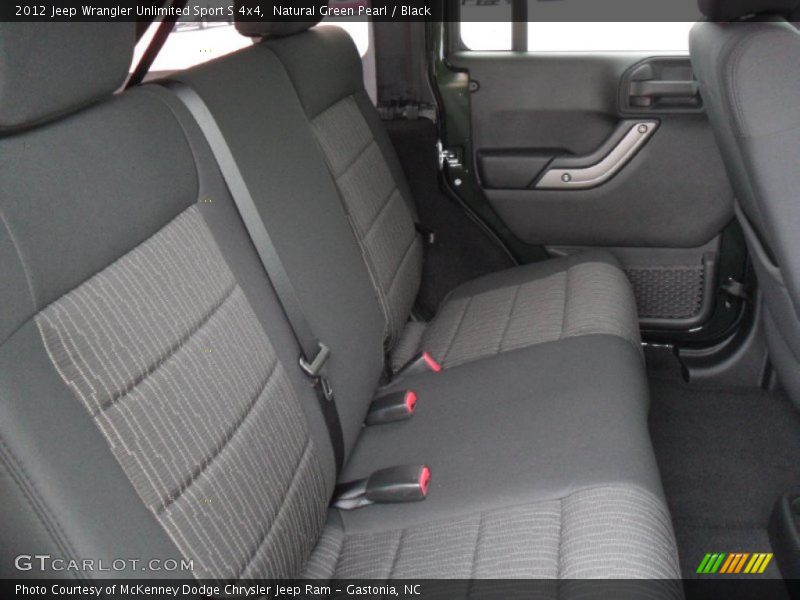 Natural Green Pearl / Black 2012 Jeep Wrangler Unlimited Sport S 4x4