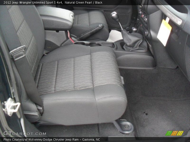 Natural Green Pearl / Black 2012 Jeep Wrangler Unlimited Sport S 4x4
