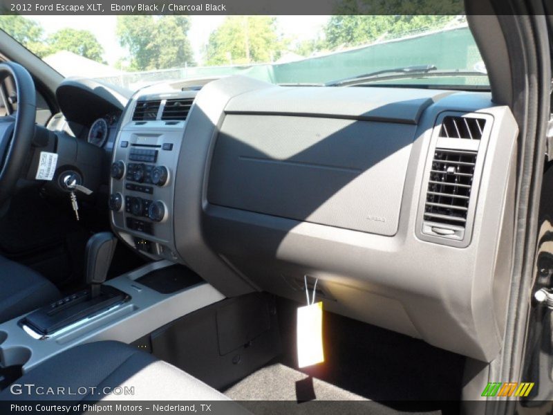 Ebony Black / Charcoal Black 2012 Ford Escape XLT