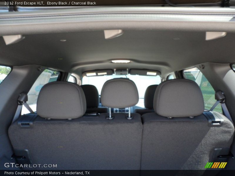 Ebony Black / Charcoal Black 2012 Ford Escape XLT
