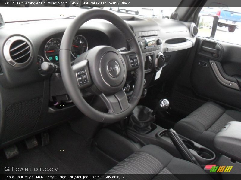  2012 Wrangler Unlimited Sport S 4x4 Black Interior