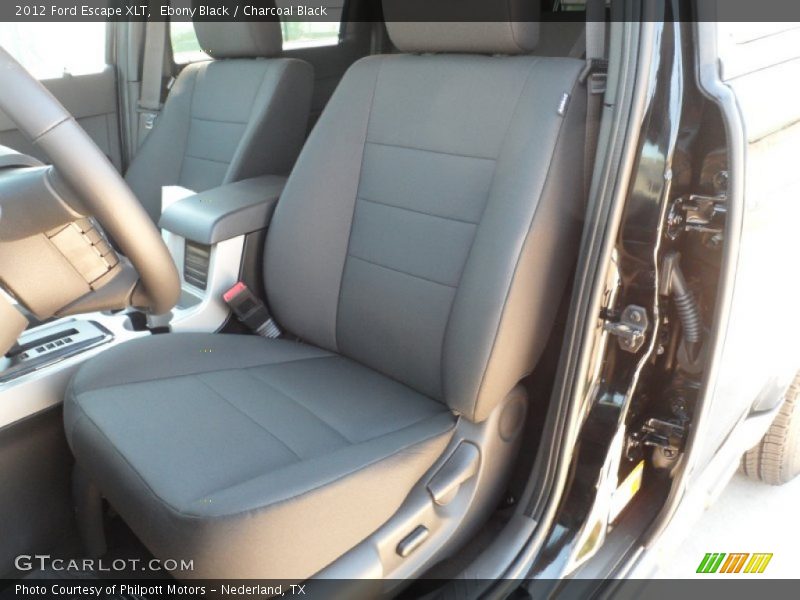Ebony Black / Charcoal Black 2012 Ford Escape XLT