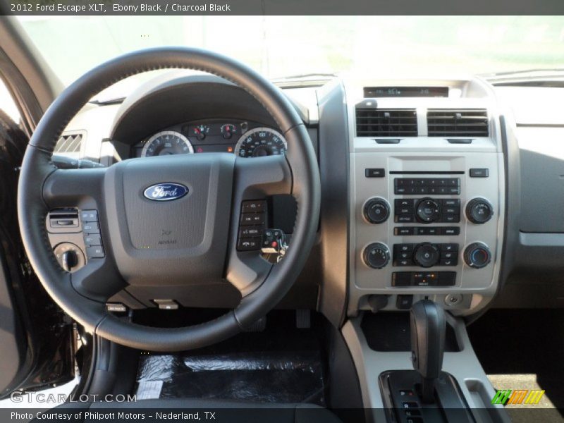 Ebony Black / Charcoal Black 2012 Ford Escape XLT