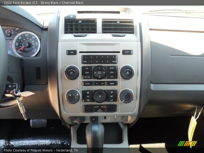 Ebony Black / Charcoal Black 2012 Ford Escape XLT