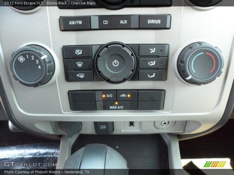 Ebony Black / Charcoal Black 2012 Ford Escape XLT