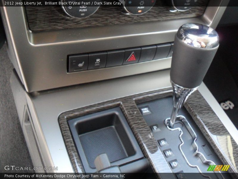Brilliant Black Crystal Pearl / Dark Slate Gray 2012 Jeep Liberty Jet