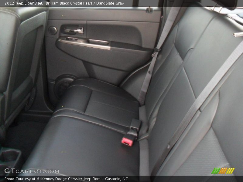Brilliant Black Crystal Pearl / Dark Slate Gray 2012 Jeep Liberty Jet
