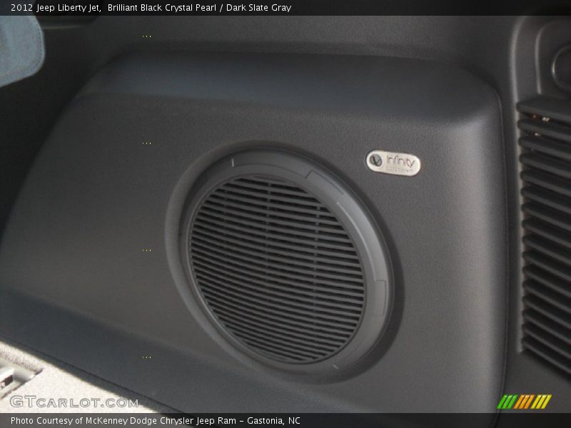 Brilliant Black Crystal Pearl / Dark Slate Gray 2012 Jeep Liberty Jet