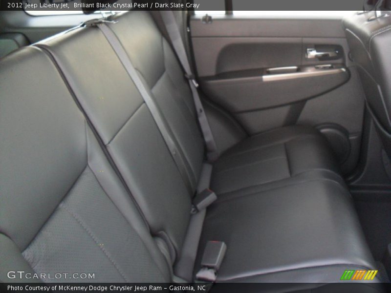 Brilliant Black Crystal Pearl / Dark Slate Gray 2012 Jeep Liberty Jet