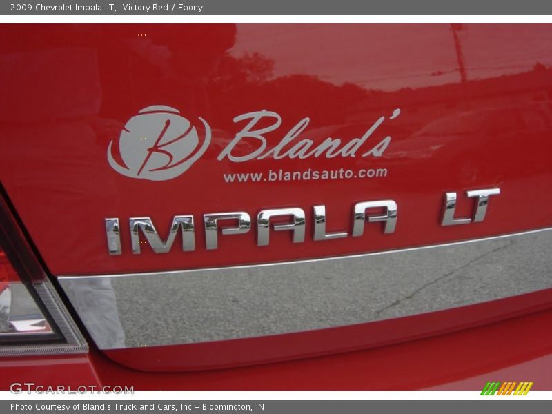 Victory Red / Ebony 2009 Chevrolet Impala LT