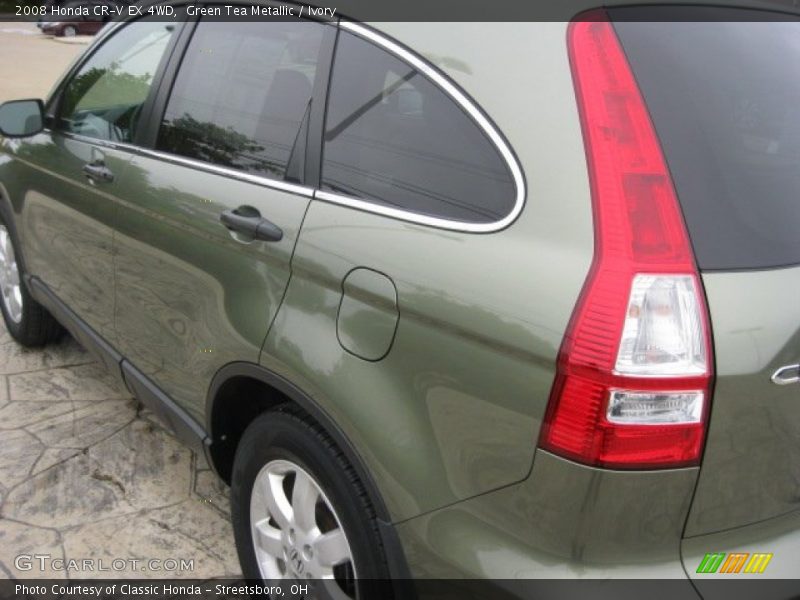 Green Tea Metallic / Ivory 2008 Honda CR-V EX 4WD