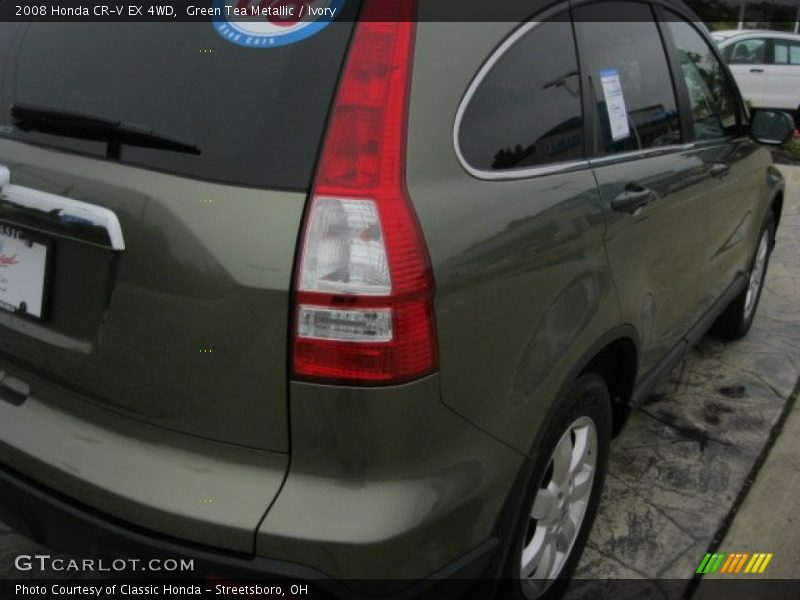 Green Tea Metallic / Ivory 2008 Honda CR-V EX 4WD