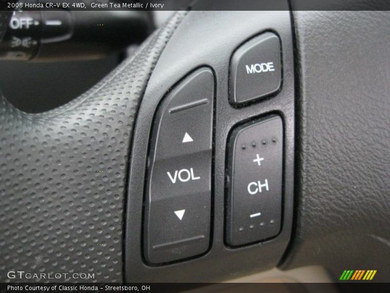 Green Tea Metallic / Ivory 2008 Honda CR-V EX 4WD