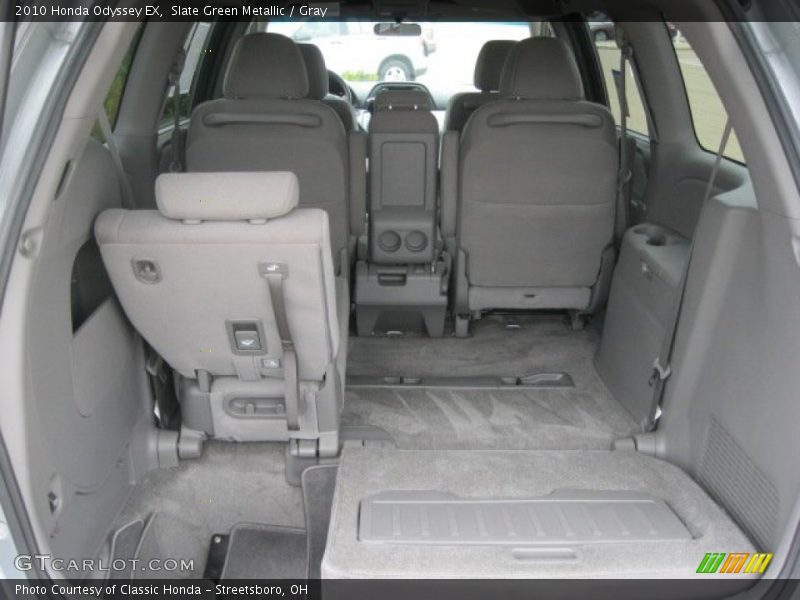 Slate Green Metallic / Gray 2010 Honda Odyssey EX