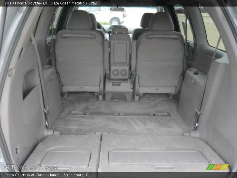 Slate Green Metallic / Gray 2010 Honda Odyssey EX