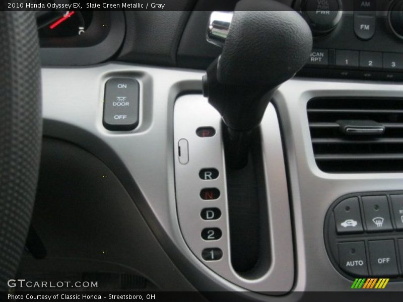 Slate Green Metallic / Gray 2010 Honda Odyssey EX