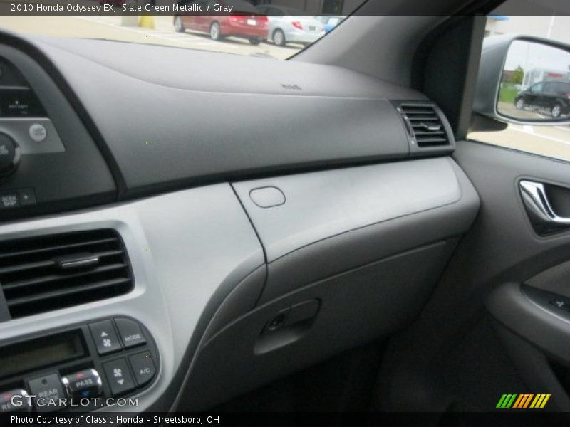 Slate Green Metallic / Gray 2010 Honda Odyssey EX