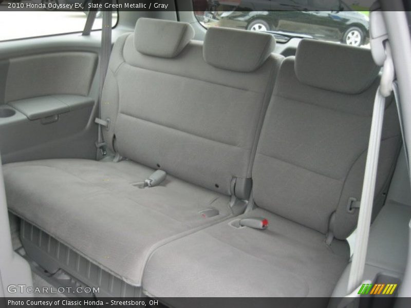 Slate Green Metallic / Gray 2010 Honda Odyssey EX