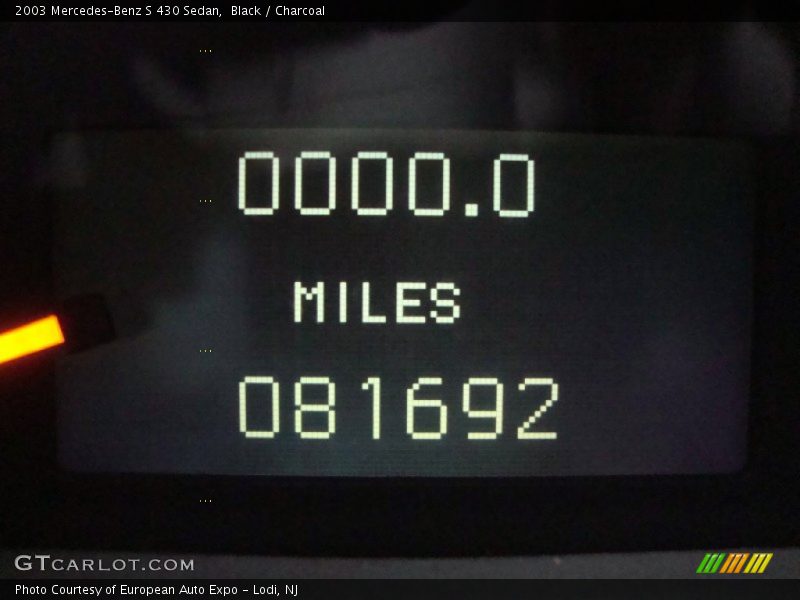 Black / Charcoal 2003 Mercedes-Benz S 430 Sedan